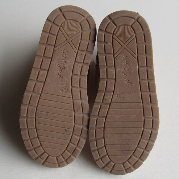 Cat & Jack Toddler Girls Ankle Suede Lace-Up Side Zipper Herbie Booties Blush - Picture 6 of 9